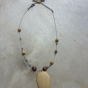 Handcrafted necklace made using 3 vintage necklaces
